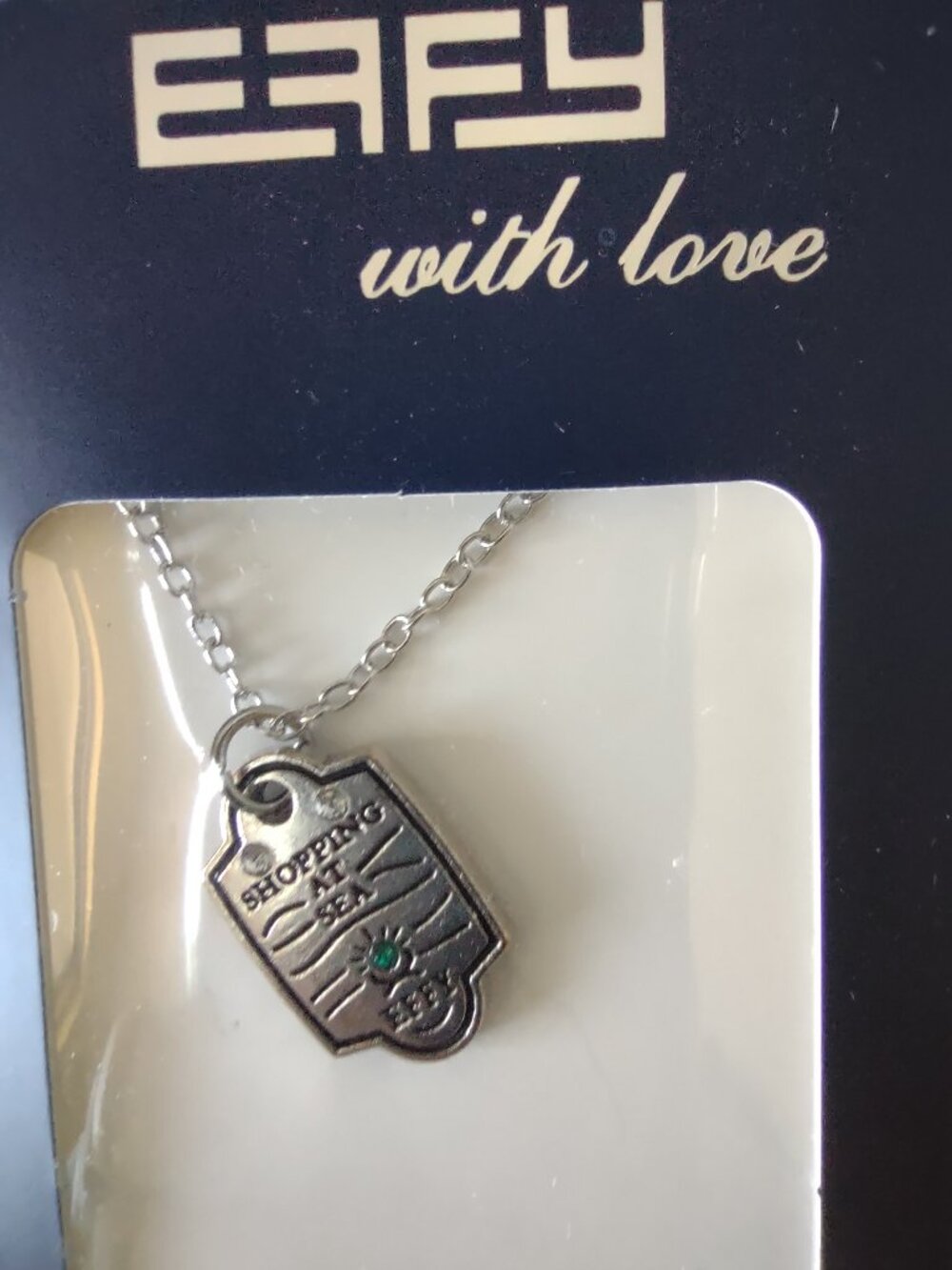 EFFY "Shopping At Sea" Charm Necklace From Holland America Cruise Line New